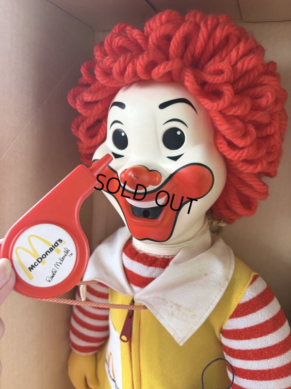 画像11: 70s Vintage Hasbro Ronald McDonald Whistle Doll w/box (A769)
