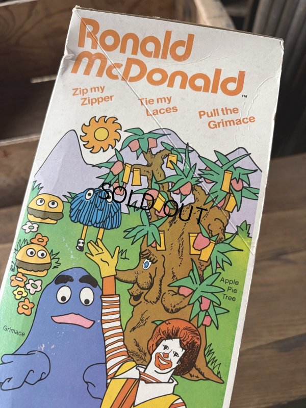 画像14: 70s Vintage Hasbro Ronald McDonald Whistle Doll w/box (A769)