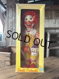 70s Vintage Hasbro Ronald McDonald Whistle Doll w/box (A769)