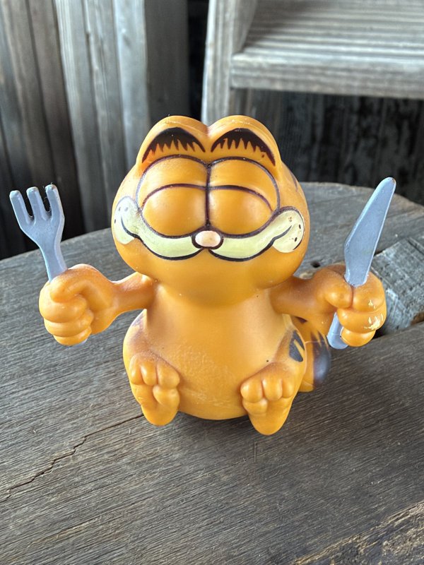 画像1: 80s Vintage Garfield PVC Figure (A780)  