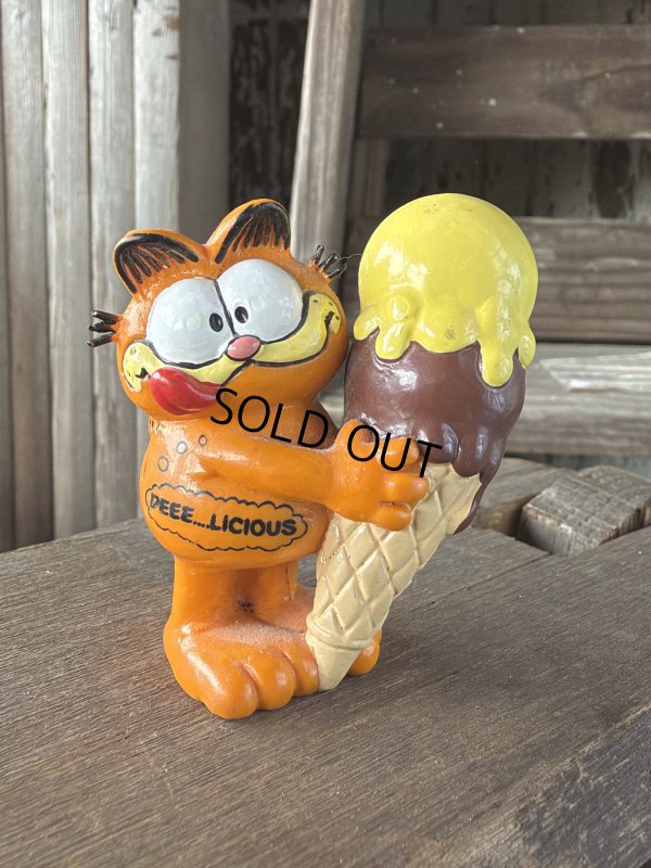 画像1: 80s Vintage Garfield PVC Figure (A790)  