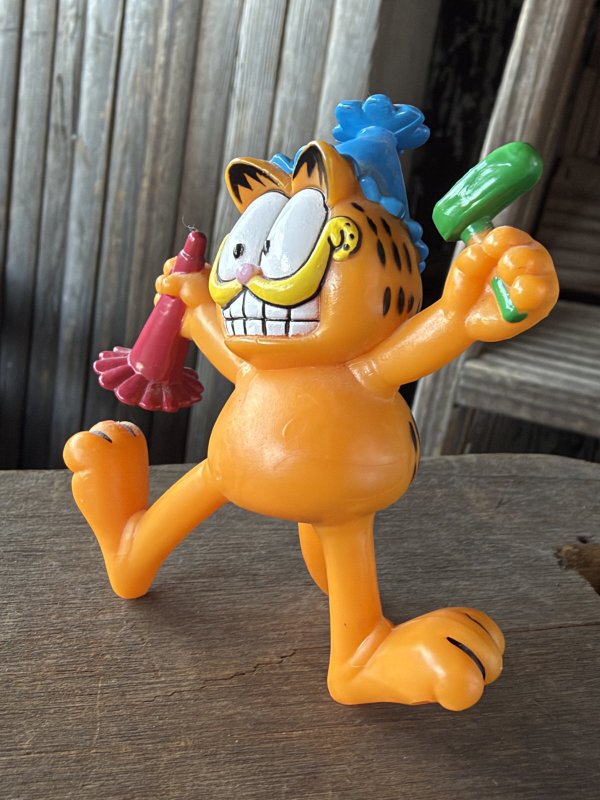 画像2: 〜90s Vintage Garfield PVC Figure (A795)  