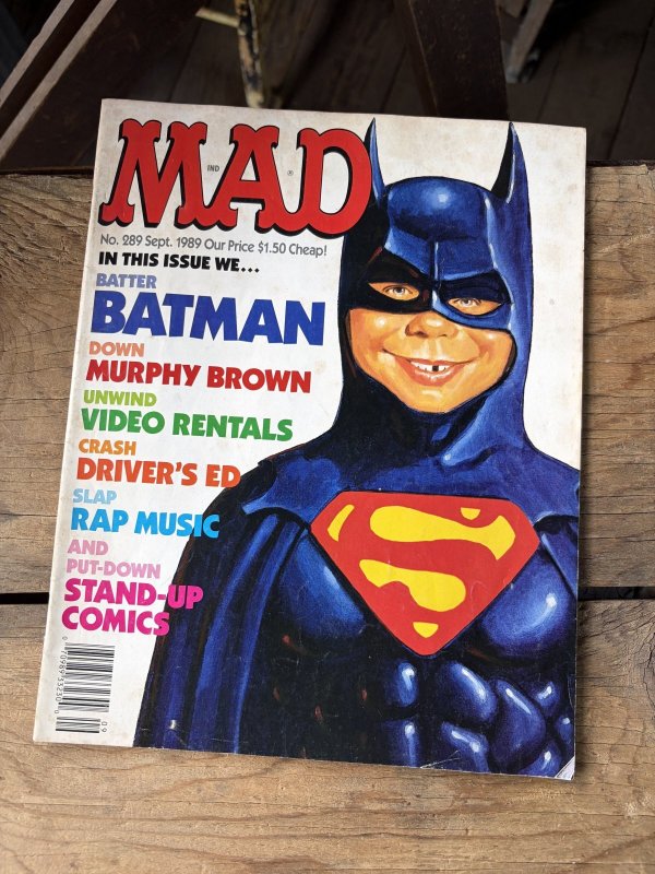 画像1: 80s Vintage MAD Magazine No.289 Sept. 1989 (A797)