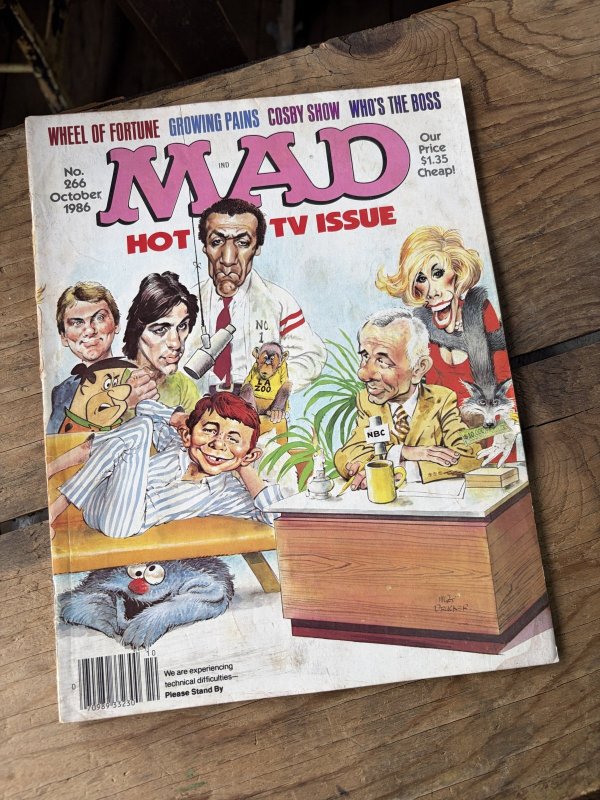 画像1: 80s Vintage MAD Magazine No.266 October 1986 (A798)