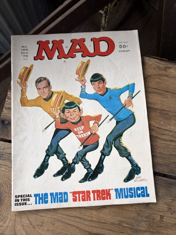 画像1: 70s Vintage MAD Magazine No.186 Oct, 1976 (A801)