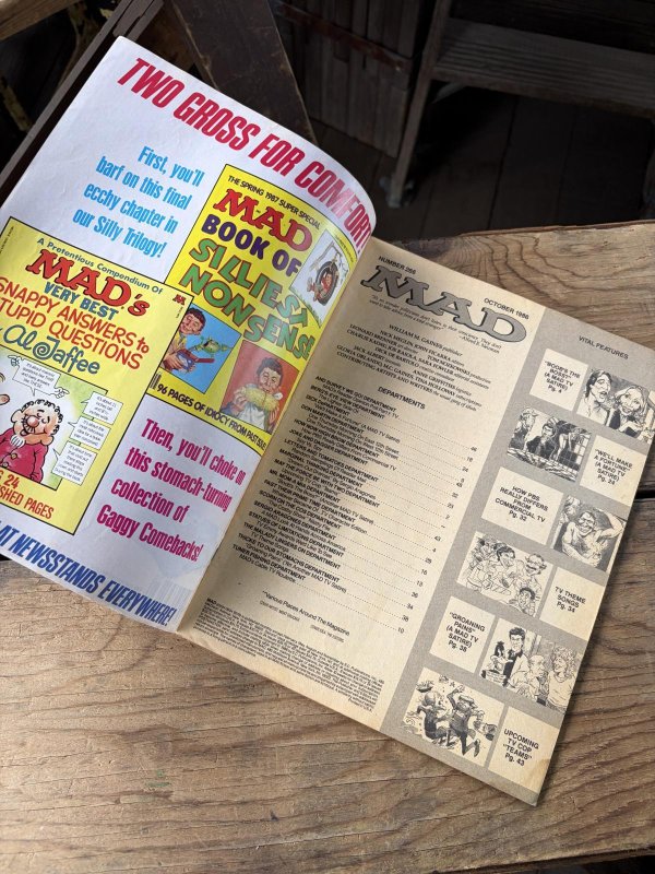 画像2: 80s Vintage MAD Magazine No.266 October 1986 (A798)