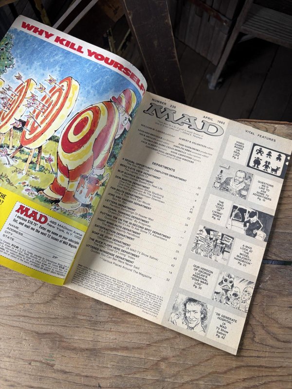 画像2: 80s Vintage MAD Magazine No.230 April 1982 (A809)