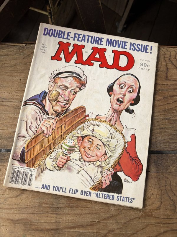 画像1: 80s Vintage MAD Magazine No.225 Sept. 1981 (A802)