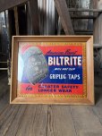 画像1: 〜50s Vintage BILTRITE GRIPLUG TAPS Advertising Store Display Sign (A818) (1)