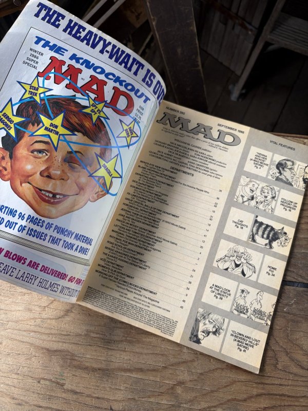 画像2: 80s Vintage MAD Magazine No.265 Sept. 1986 (A816)