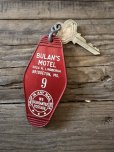 画像1: Vintage Motel Key BULAN'S MOTEL #9 (A824) (1)