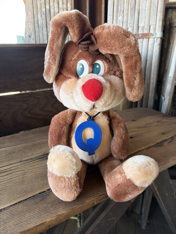 画像1: 80s Vintage RUSS Nestle Quik Bunny Plush Doll 38cm (A838)  