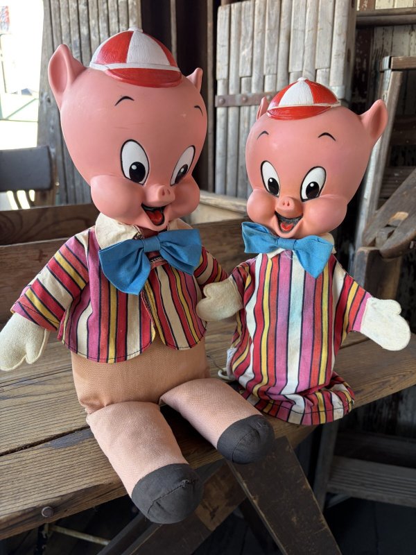 画像12: 60s Vintage Mattel Hand Puppet Porky Pig (B918)
