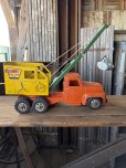 画像5: 50s Vintage Buddy L Mobile Power Digger Crane Truck (A843) (5)