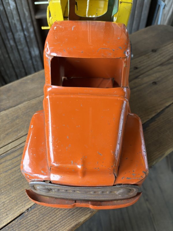 画像11: 50s Vintage Buddy L Mobile Power Digger Crane Truck (A843)