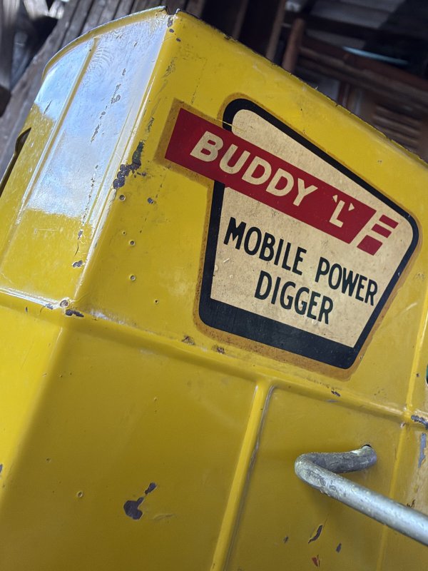 画像19: 50s Vintage Buddy L Mobile Power Digger Crane Truck (A843)