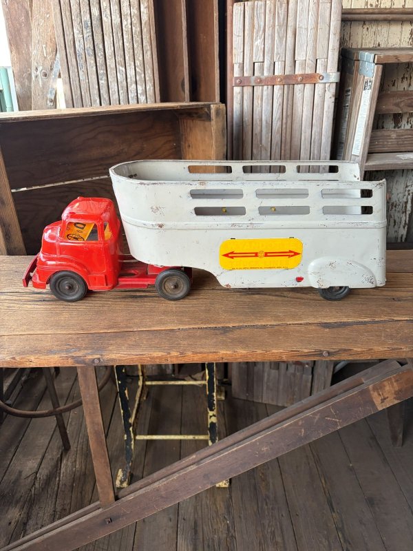 画像1: 50s Vintage Wyandotte Truck Lines Cab Trailer (A844)