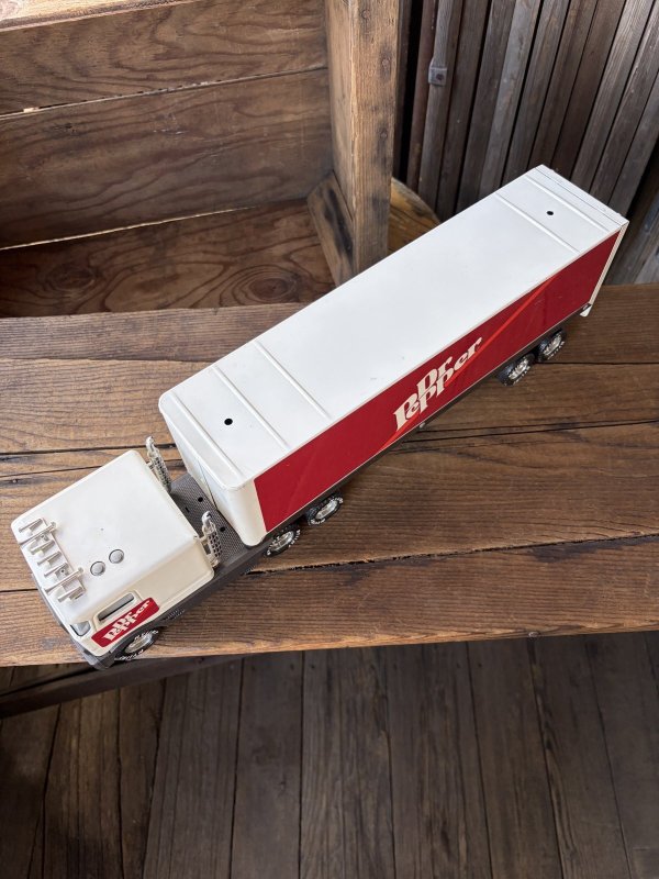 画像13: 90s Nylint Dr.Pepper Advertising Pressed Steel Truck and Trailer (A846)