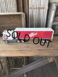 90s Nylint Dr.Pepper Advertising Pressed Steel Truck and Trailer (A846)