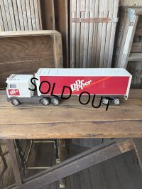 90s Nylint Dr.Pepper Advertising Pressed Steel Truck and Trailer (A846)