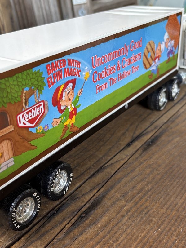 画像16: 80s Nylint Keebler Advertising Pressed Steel Truck and Trailer (A847)
