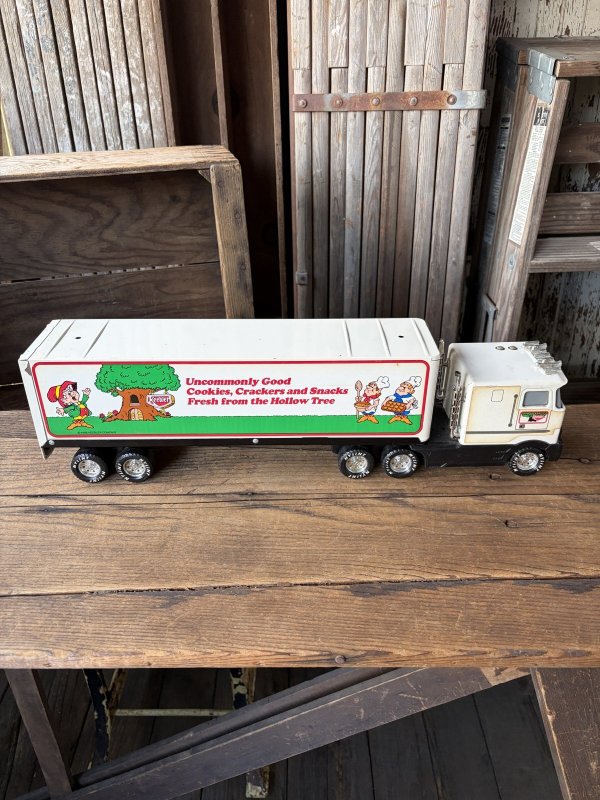 画像18: 80s Nylint Keebler Advertising Pressed Steel Truck and Trailer (A848)