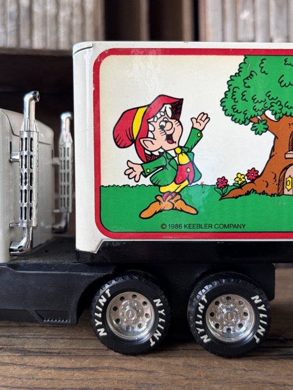 画像3: 80s Nylint Keebler Advertising Pressed Steel Truck and Trailer (A848)