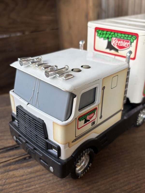 画像17: 80s Nylint Keebler Advertising Pressed Steel Truck and Trailer (A848)