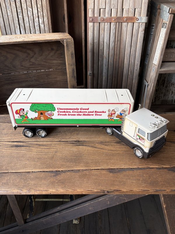 画像11: 80s Nylint Keebler Advertising Pressed Steel Truck and Trailer (A848)