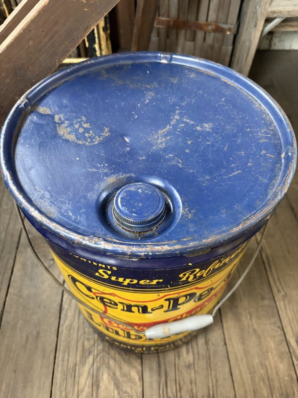 画像11: Vintage Cen-Pe-Co Five U.S. Gallons 50 Pounds Oil Can (A852)