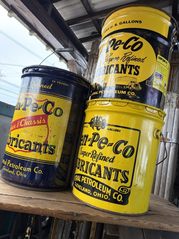 画像13: Vintage Cen-Pe-Co Five U.S. Gallons 50 Pounds Oil Can (A852)