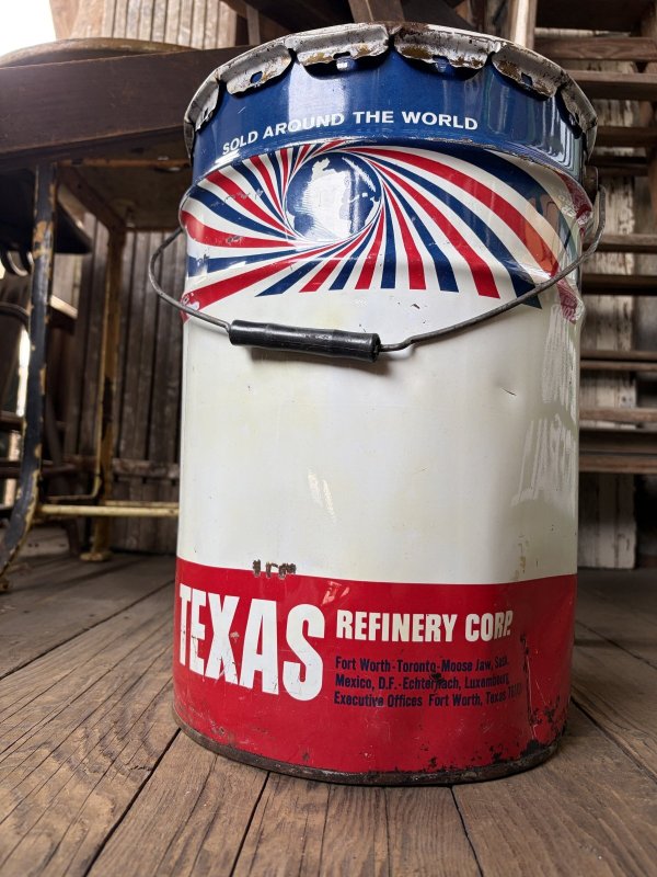 画像3: Vintage TRC TEXAS REFINERY CORP 7 Gallon Oil Can (A853)