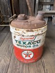 画像1: Vintage TEXACO 5 Gallon Oil Can (A856) (1)