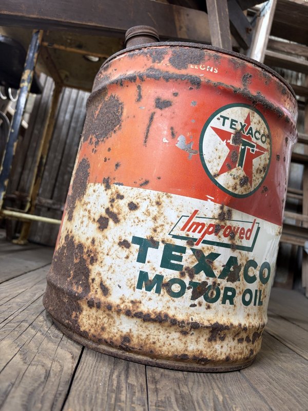 画像9: Vintage TEXACO 5 Gallon Oil Can (A856)