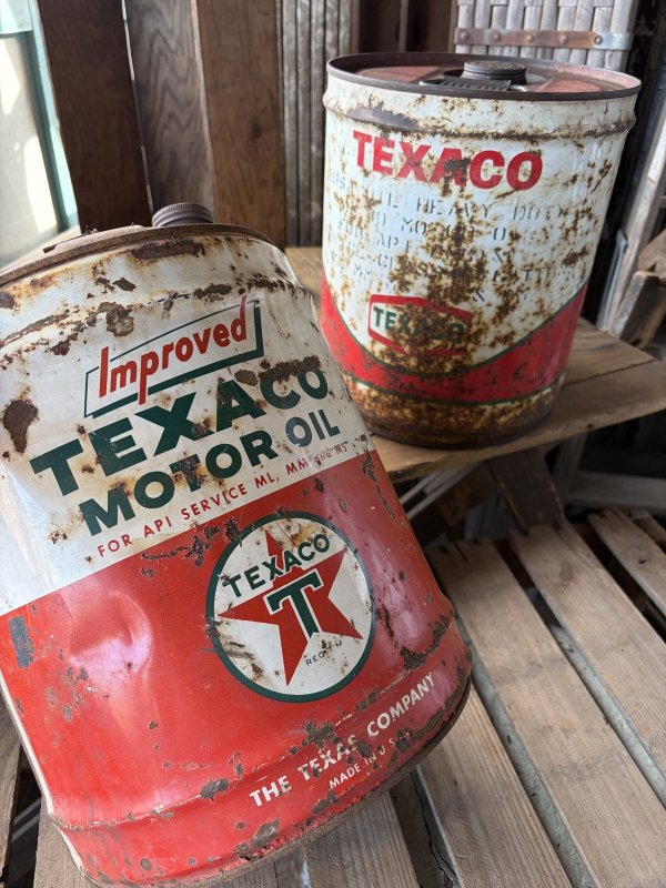 画像14: Vintage TEXACO 5 Gallon Oil Can (A856)