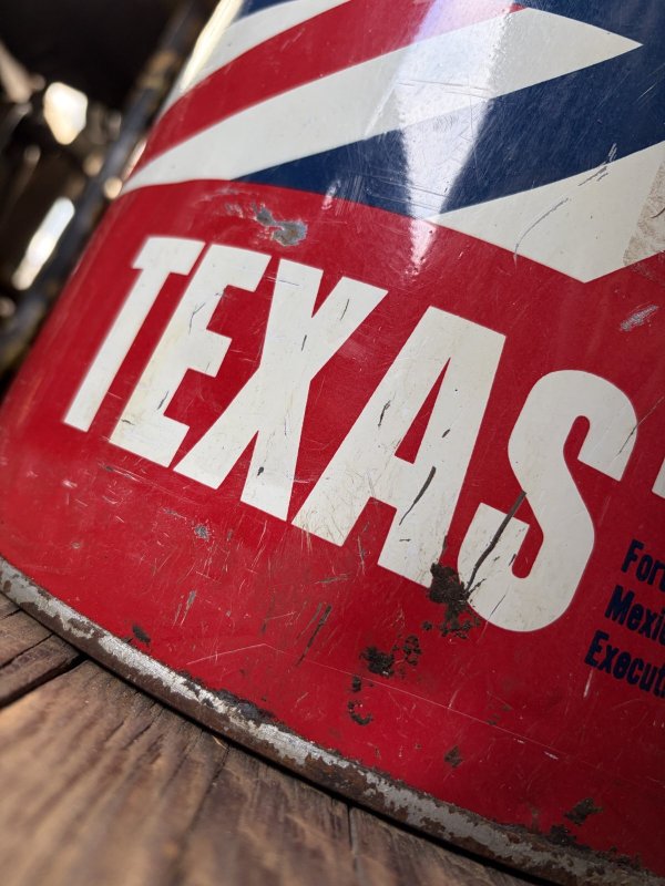 画像8: Vintage TRC TEXAS REFINERY CORP 7 Gallon Oil Can (A853)