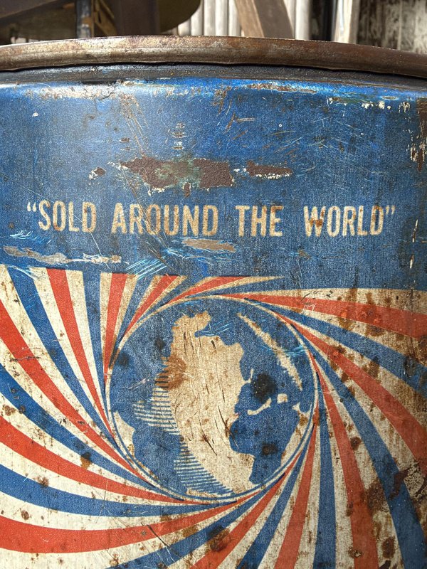 画像9: Vintage TRC TEXAS REFINERY CORP 7 Gallon Oil Can (A854)