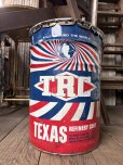 画像18: Vintage TRC TEXAS REFINERY CORP 7 Gallon Oil Can (A853) (18)