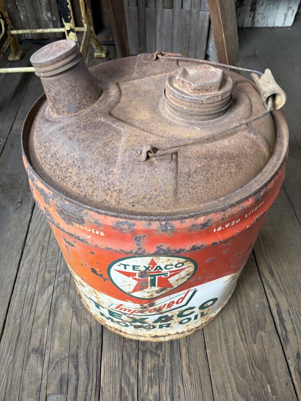 画像5: Vintage TEXACO 5 Gallon Oil Can (A856)