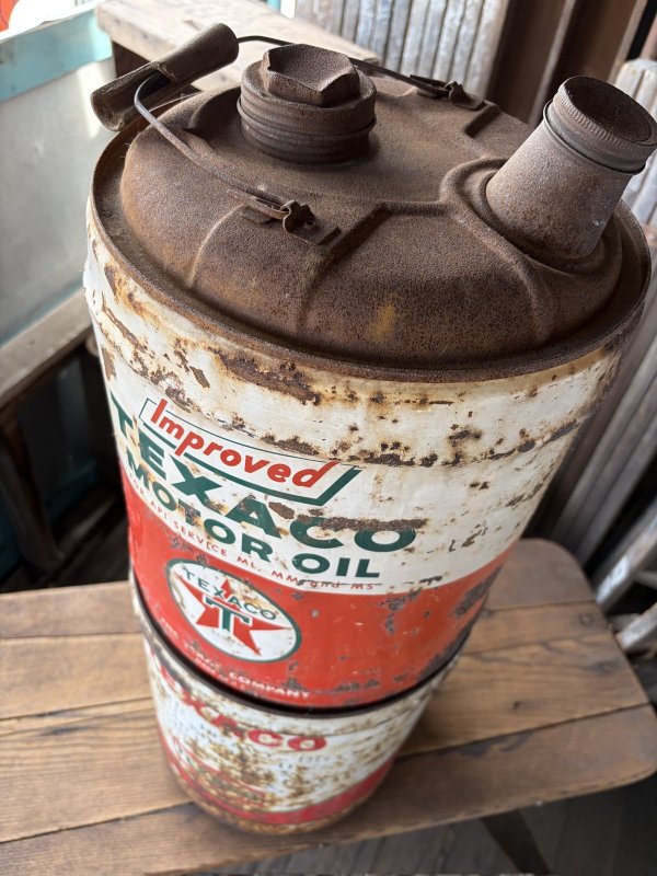 画像15: Vintage TEXACO 5 Gallon Oil Can (A856)