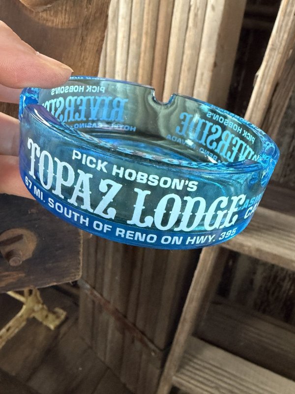 画像5: Vintage Motel Restaurant Casino Ashtray / Pic Hobson's Riverside Topaz Lodge (A867)