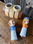 画像7: Vintage Drunk 4 Eyes Double Vision Nodder Salt & Pepper Shakers Japan (A878) (7)