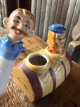 画像8: Vintage Drunk 4 Eyes Double Vision Nodder Salt & Pepper Shakers Japan (A878) (8)