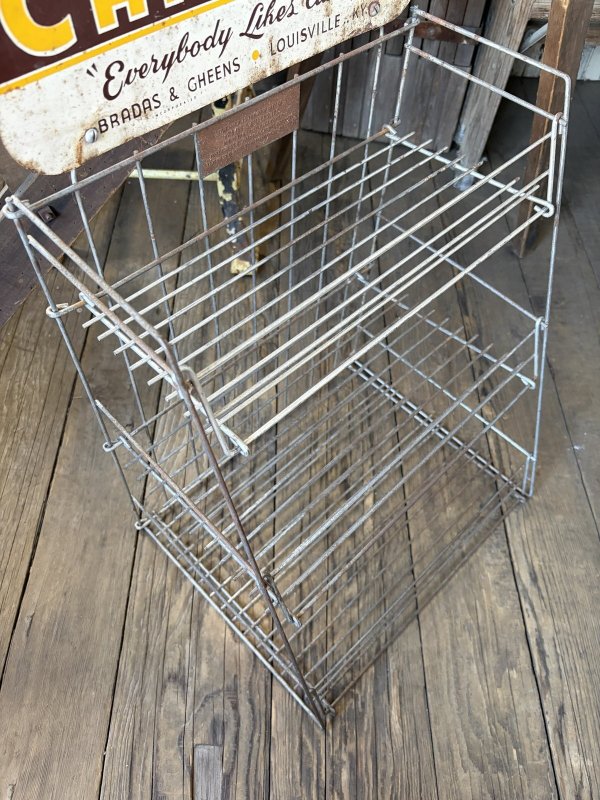 画像9: Vintage Advertising BRADAS & GHEENS CANDIES Store Display Wire Rack (A880) 
