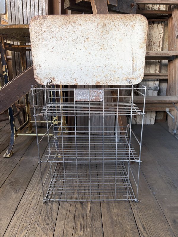 画像3: Vintage Advertising BRADAS & GHEENS CANDIES Store Display Wire Rack (A880) 