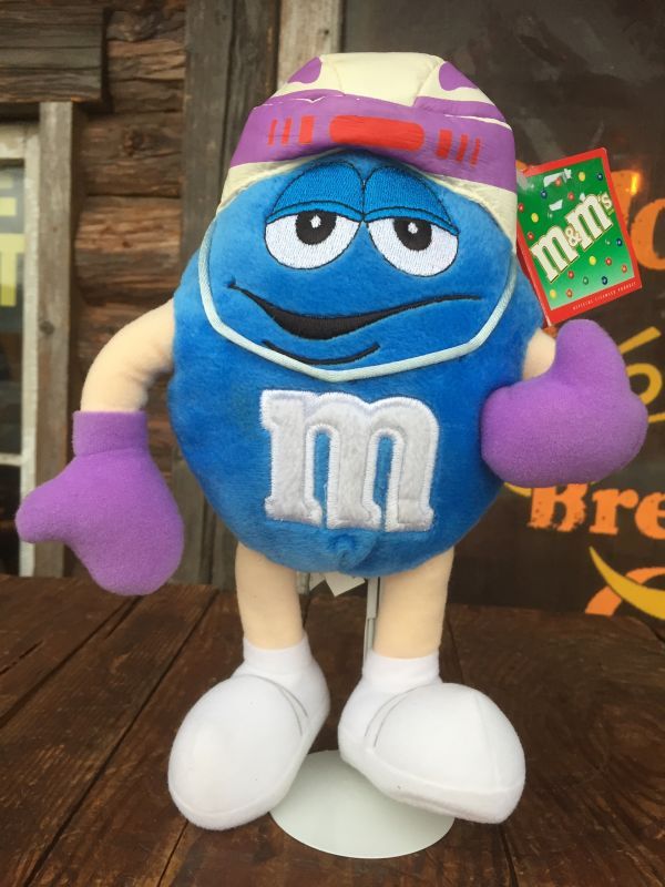 blue m&m plush