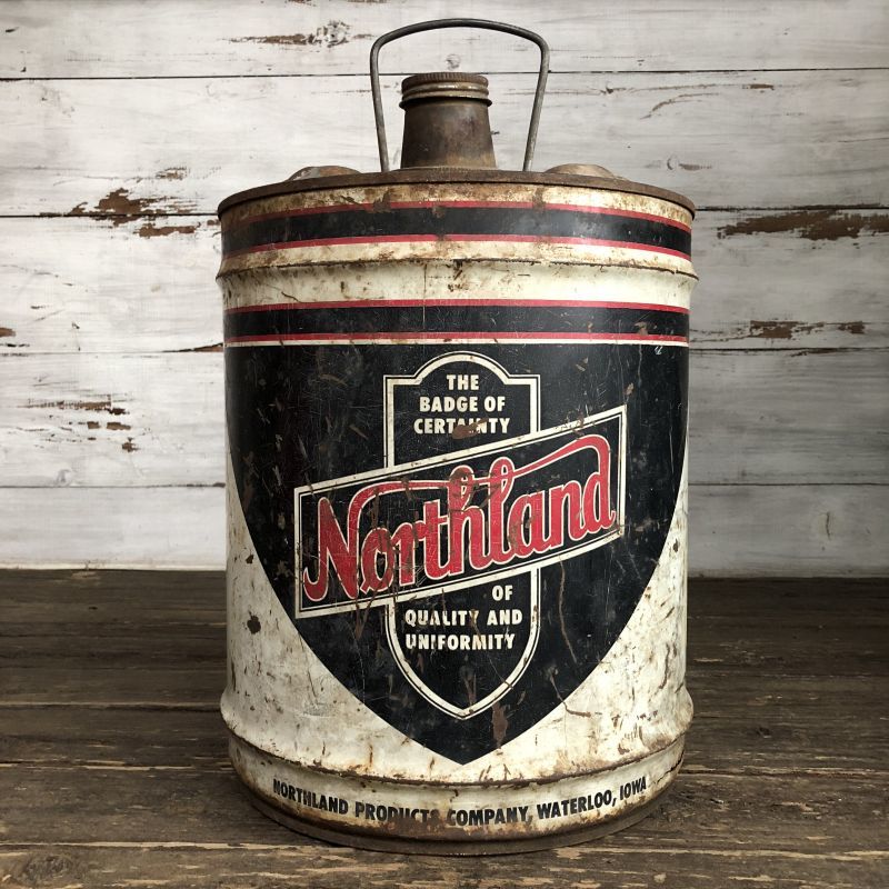 Vintage Oil can Northland U.S. 5 GAL (S184) - 2000toys Antique Mall