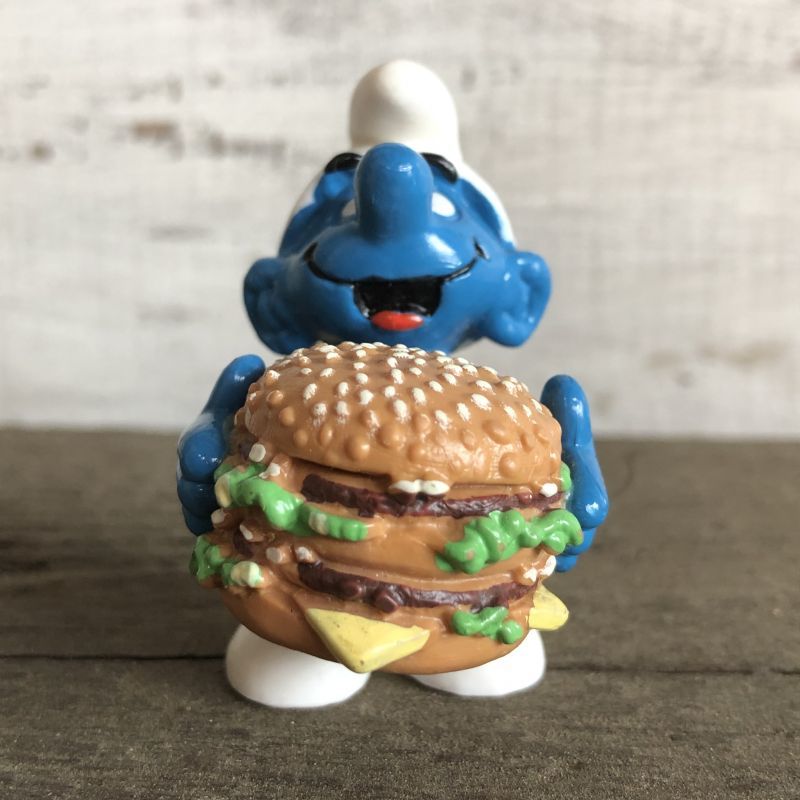1996 McDonald's Happy Meal Big Mac Smurf PVC (S913) - 2000toys 