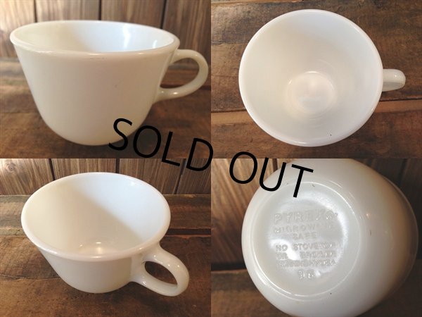 画像3: OLD PYREX CUP & SAUCERS Turquois (NR-117) (3)