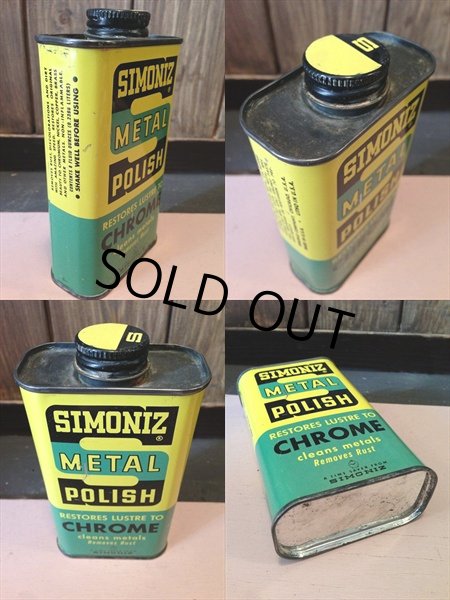 画像2: VINTAGE SIMONIZ METAL POLISH CAN (NR-125) (2)